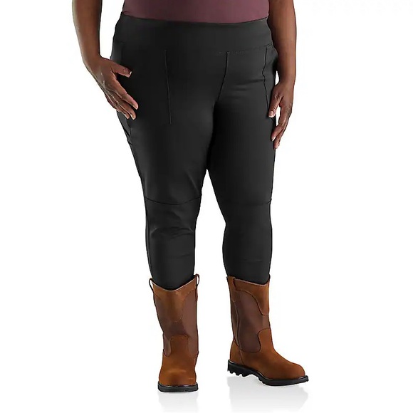 Carhartt Force Utility Knit Leggings for Ladies - Black - 2X - Regular - Picture 3 of 12